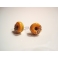 Donuts à la Citrouille sucrée, bijoux gourmand, pate polymere, fimo, donuts, puces d'oreille, boucles d'oreille, fait main 