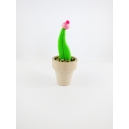 Cactus 1, chez laurette, cactus fimo polymere chez laurette décoration maison
