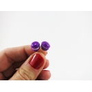 Puces d'oreille, macarons | Ultra Violet