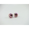Boucles d'oreille, clou Donuts - Rose ultra pâle / Funfettis Multicolore en acier inoxydable | Chez Laurette