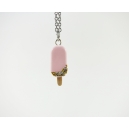 Collier - Mini Popsicle rose à billes | Chez Laurette (mini)