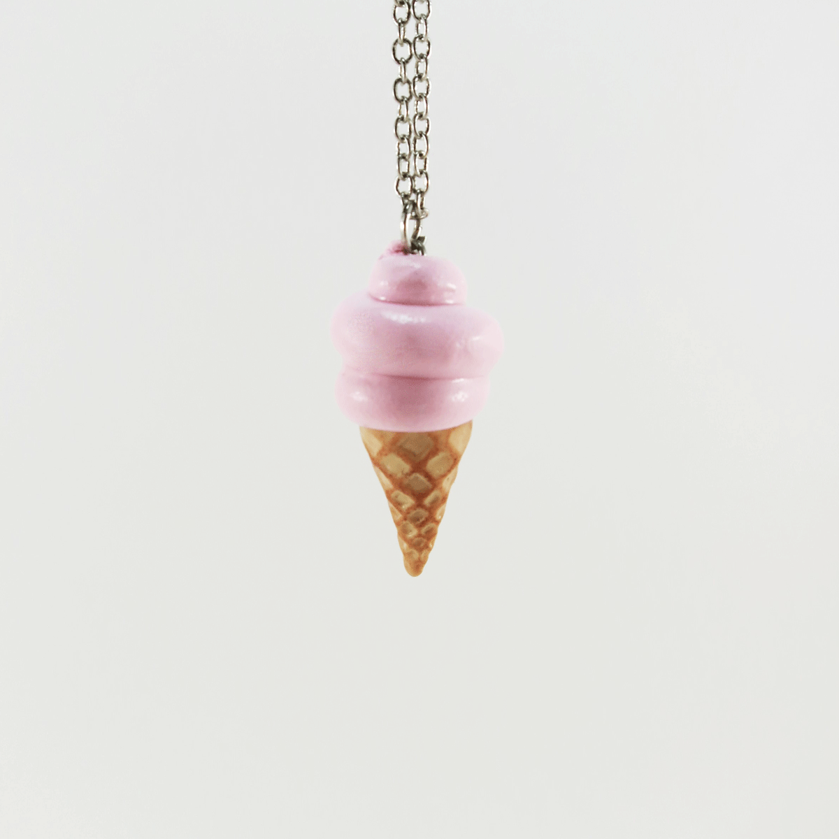 Cornet crème molle rose ultra pâle