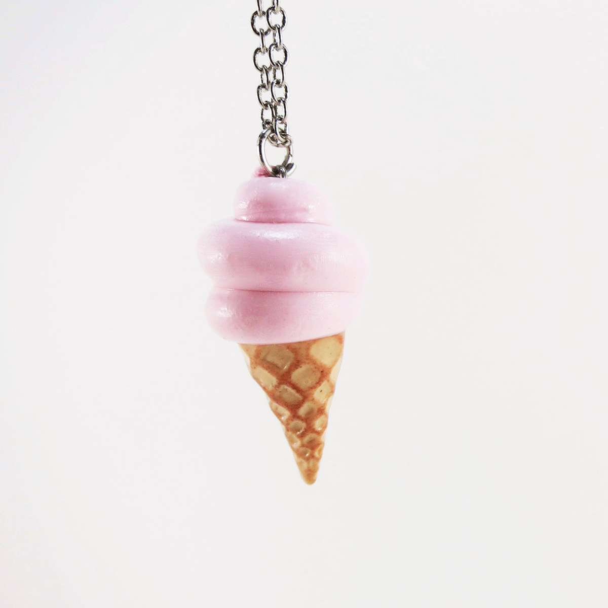 Cornet crème molle rose ultra pâle