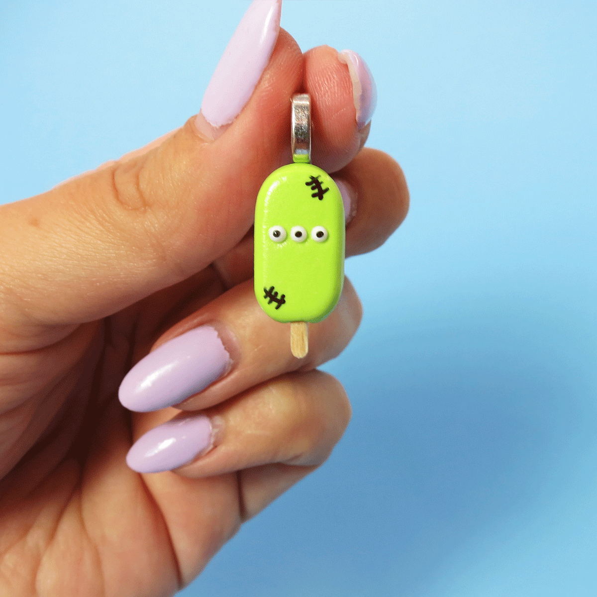 Collier - Pops monstre vert