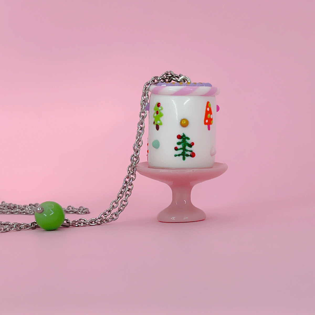Gâteau de Noël Sapins - Pièce unique (Maxi)