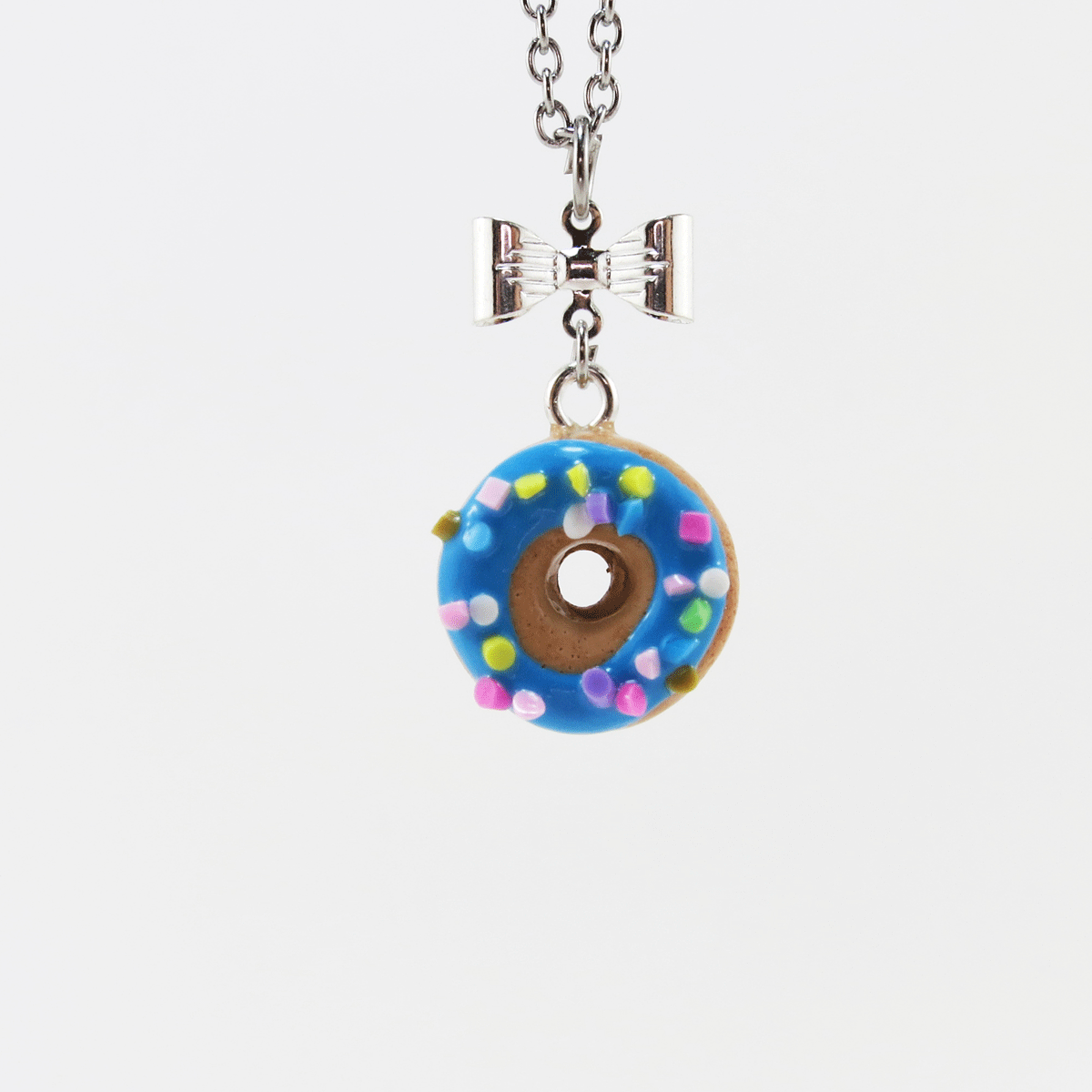 Beigne Bleu & confettis multicolores