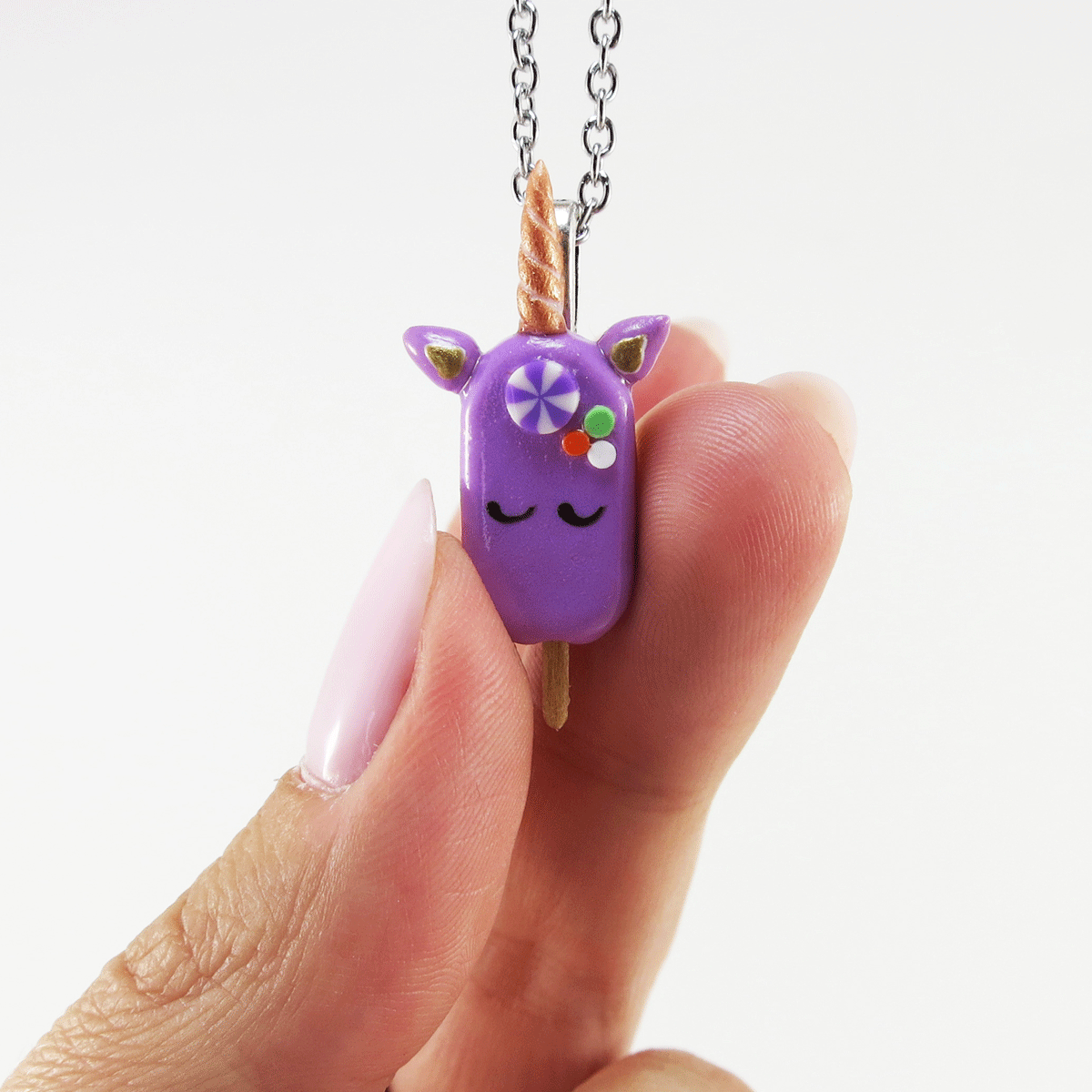 Popsicle Licorne Mauve