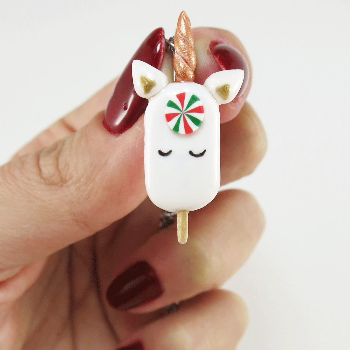 Popsicle Licorne de Noël