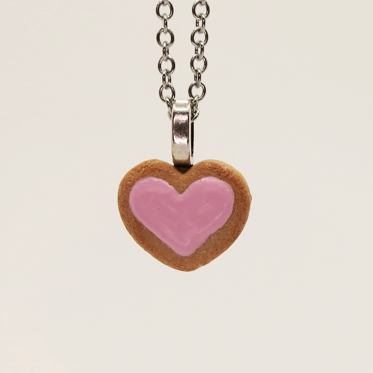 Biscuit cœur à la fraise