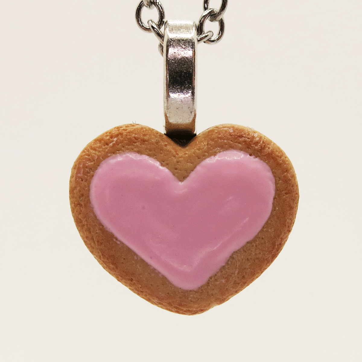 Biscuit cœur à la fraise