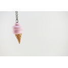 Necklace - Light Pink Ice Cream | Mini