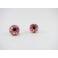Boucles d'oreille, clou Donuts - Rose / Multicolore en acier inoxydable  | Chez Laurette