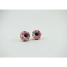 Donuts - ultra light Pink / Multicolor | Stainless Studs | Chez Laurette