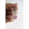 Collier macaron en forme de cœur, rose ultra pâle (MINI) | Chez Laurette