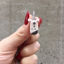 Necklace - Mini christmas unicorn popsicle