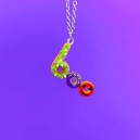 Necklace - boo donuts letters (mini)