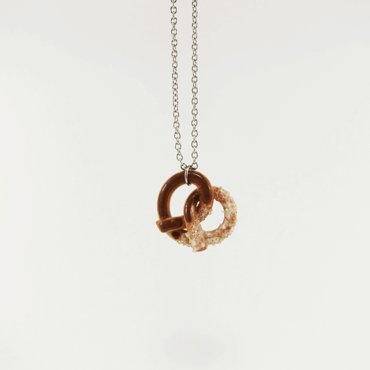 Collier - Bretzel chocolat