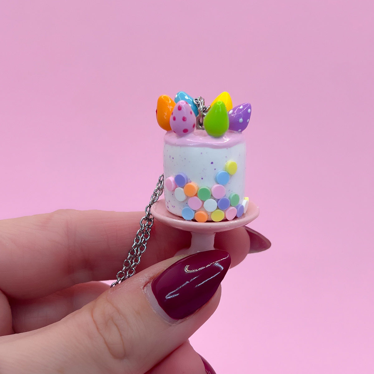 Collier Pièce unique - Gâteau de Pâques (maxi)