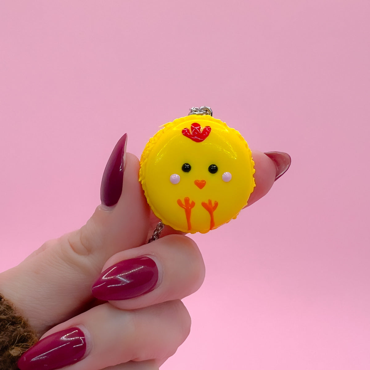 Collier - Gros macaron Pioupiou (Maxi)