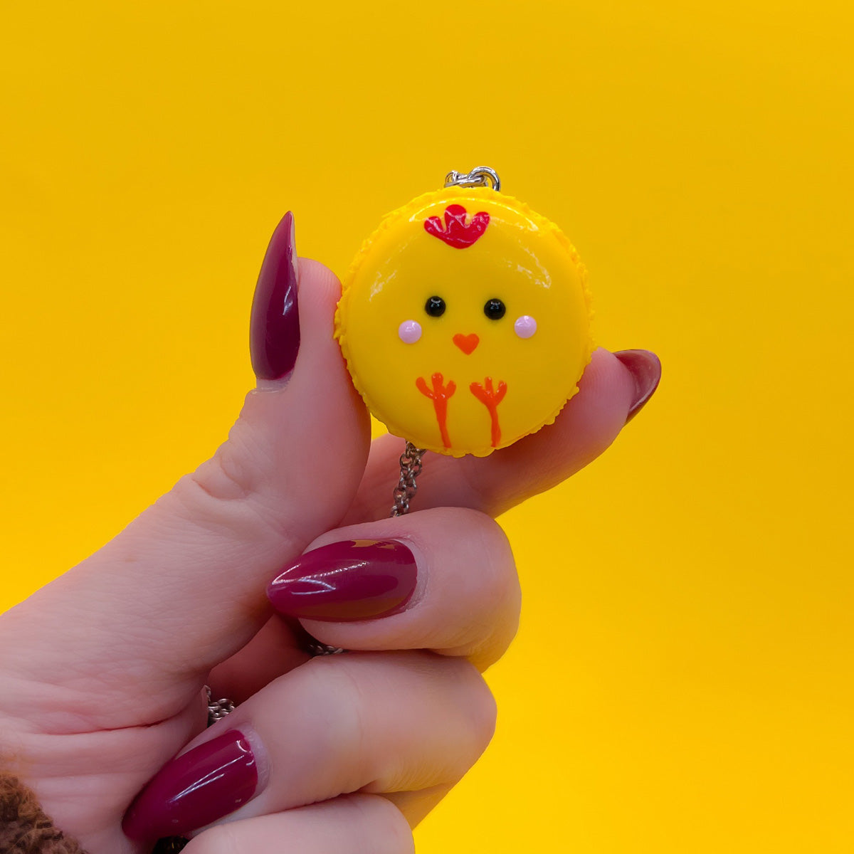 Collier - Gros macaron Pioupiou (Maxi)