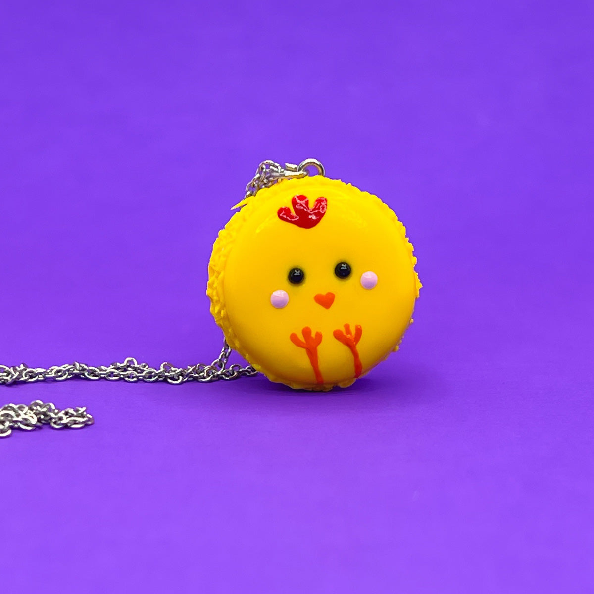 Collier - Gros macaron Pioupiou (Maxi)