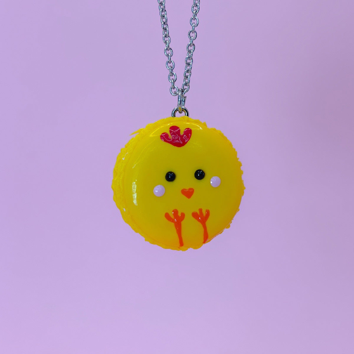 Collier - Gros macaron Pioupiou (Maxi)
