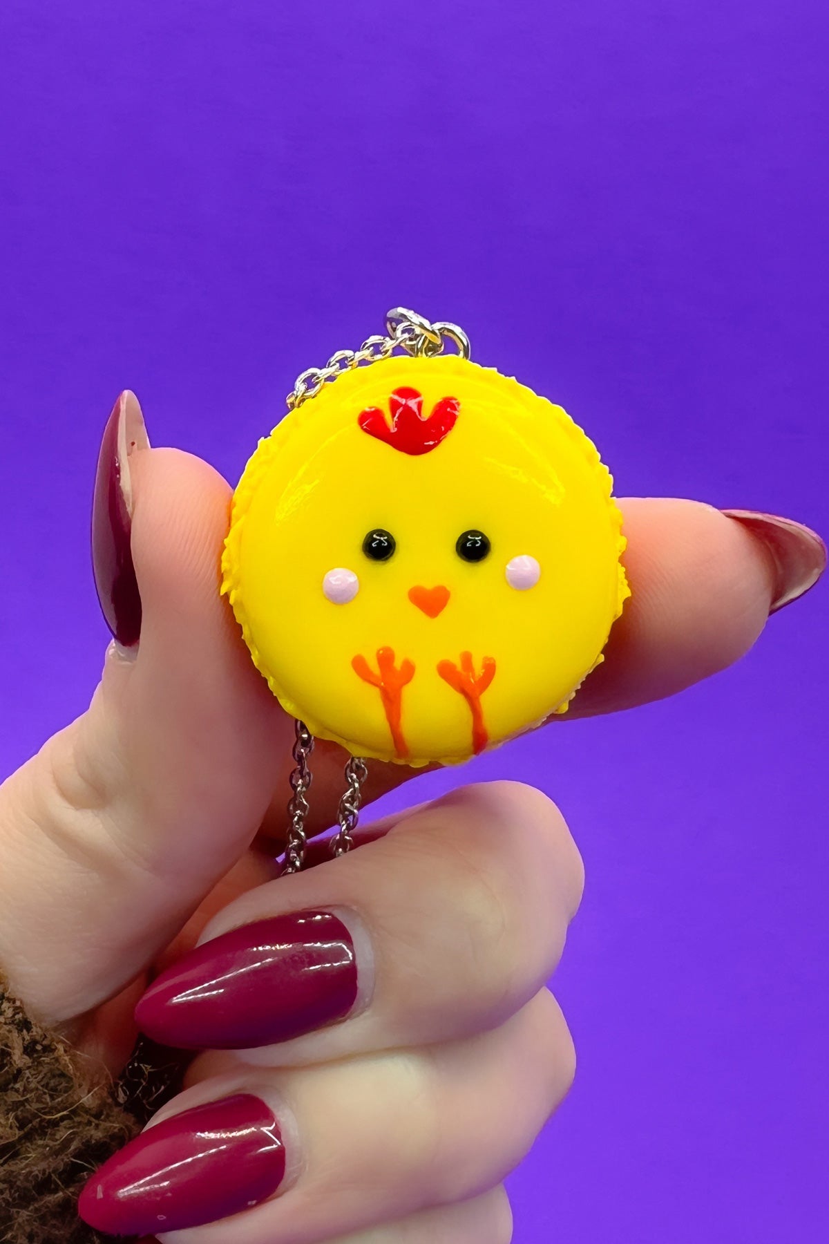 Collier - Gros macaron Pioupiou (Maxi)